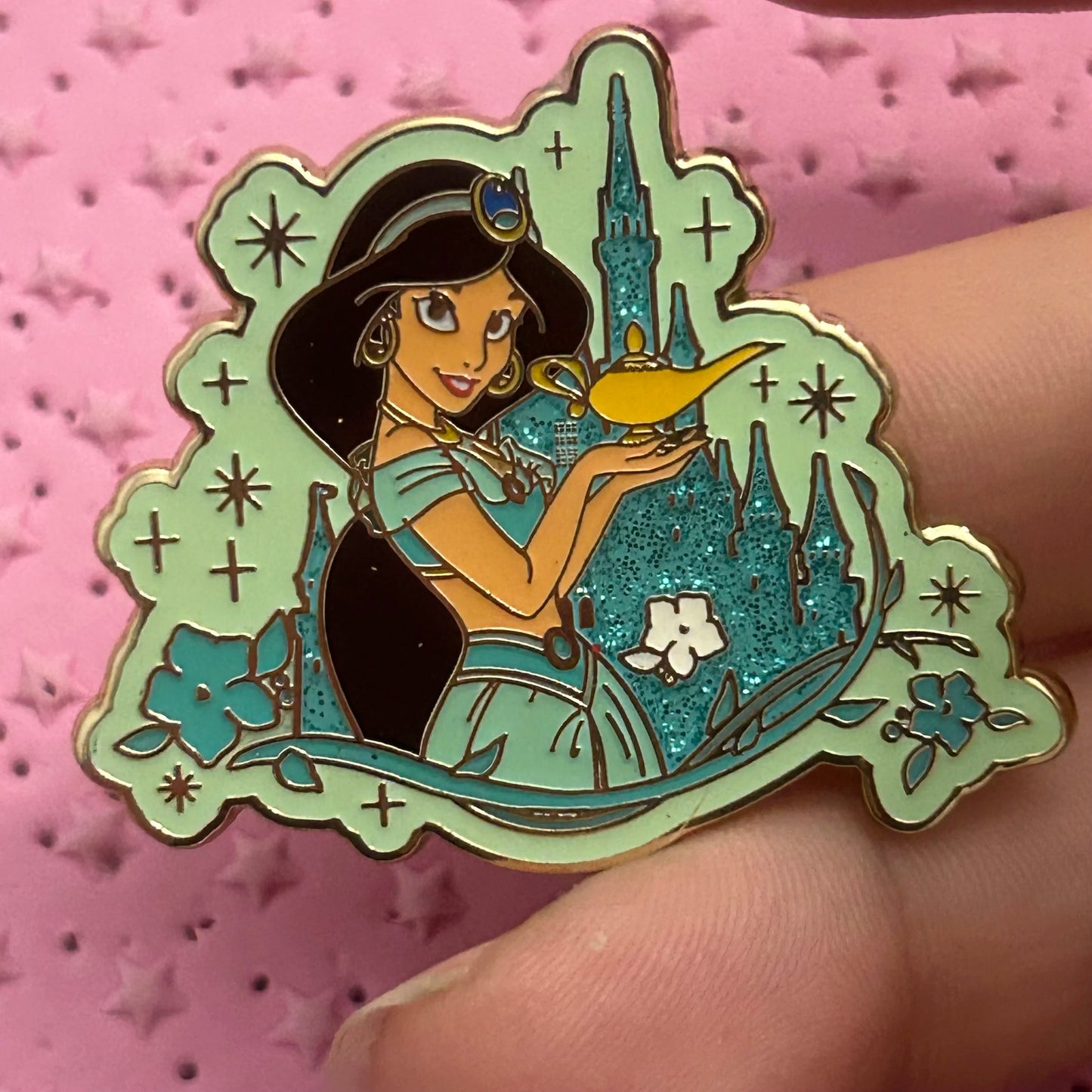 2018 - Jasmine - Aladdin - Glitter Sparkle Castle - Disney Pin