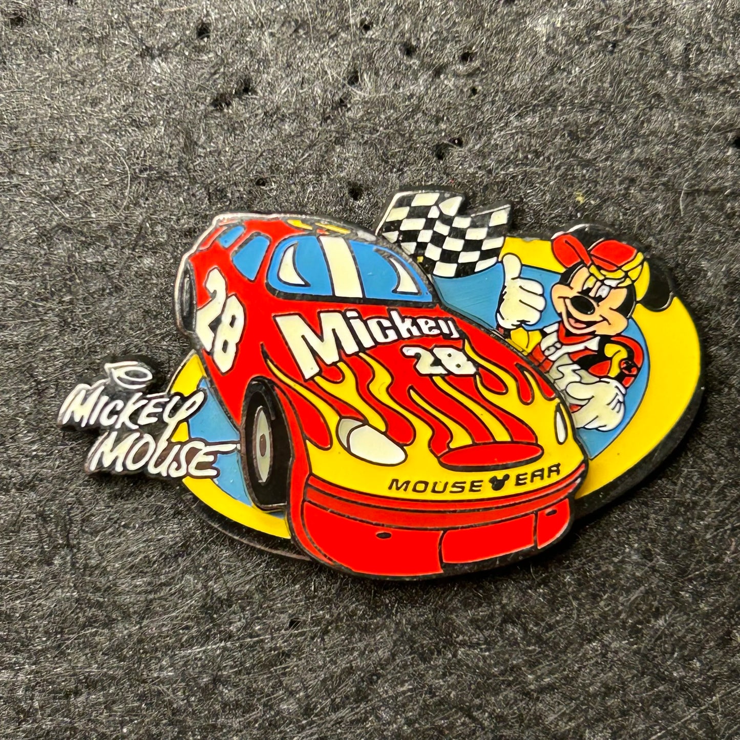 2005 - Mickey Mouse - Race Car #28 - Disney Pin on Pin