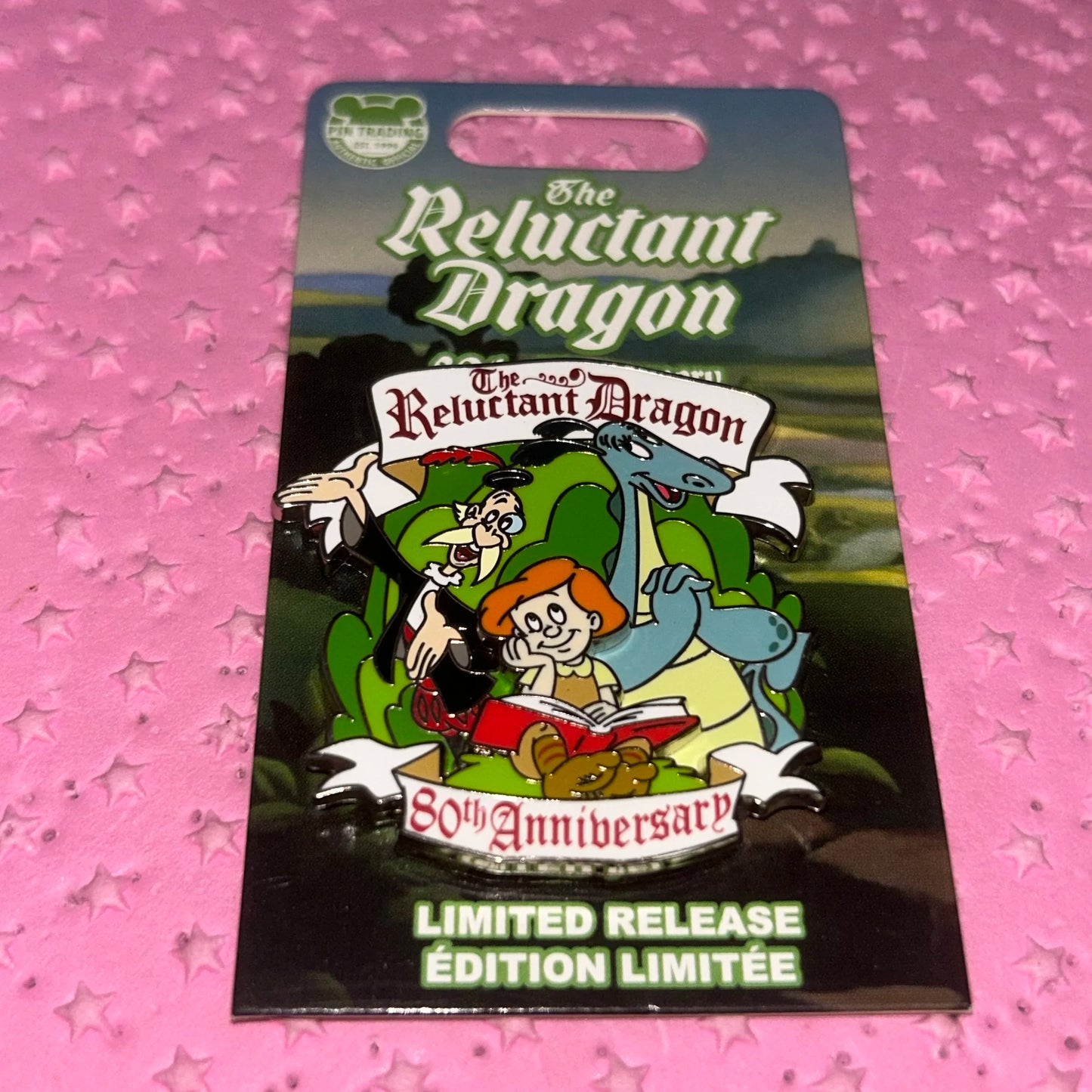 2021 - Reluctant Dragon - 80th Anniversary- LR - Legacy Pin