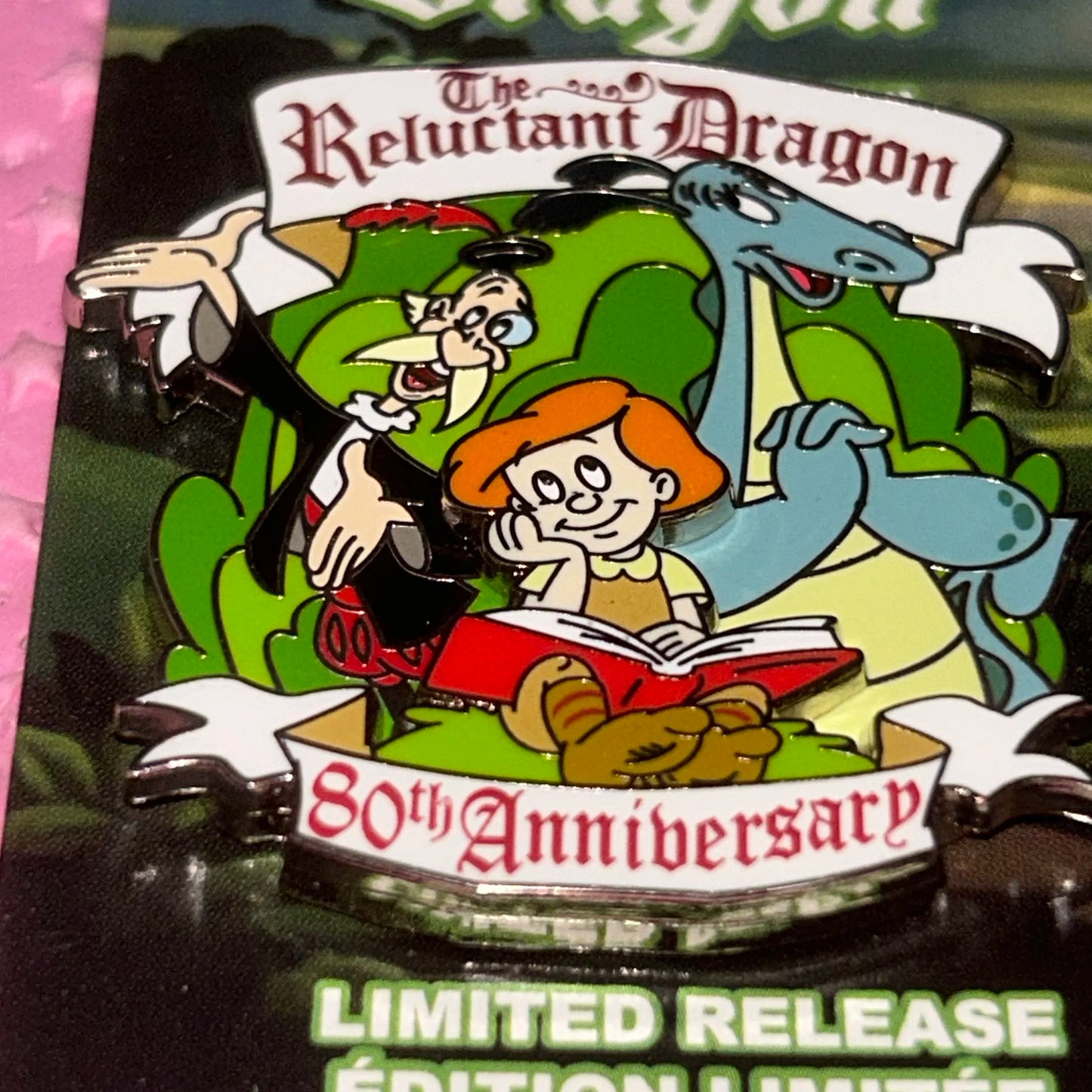 2021 - Reluctant Dragon - 80th Anniversary- LR - Legacy Pin