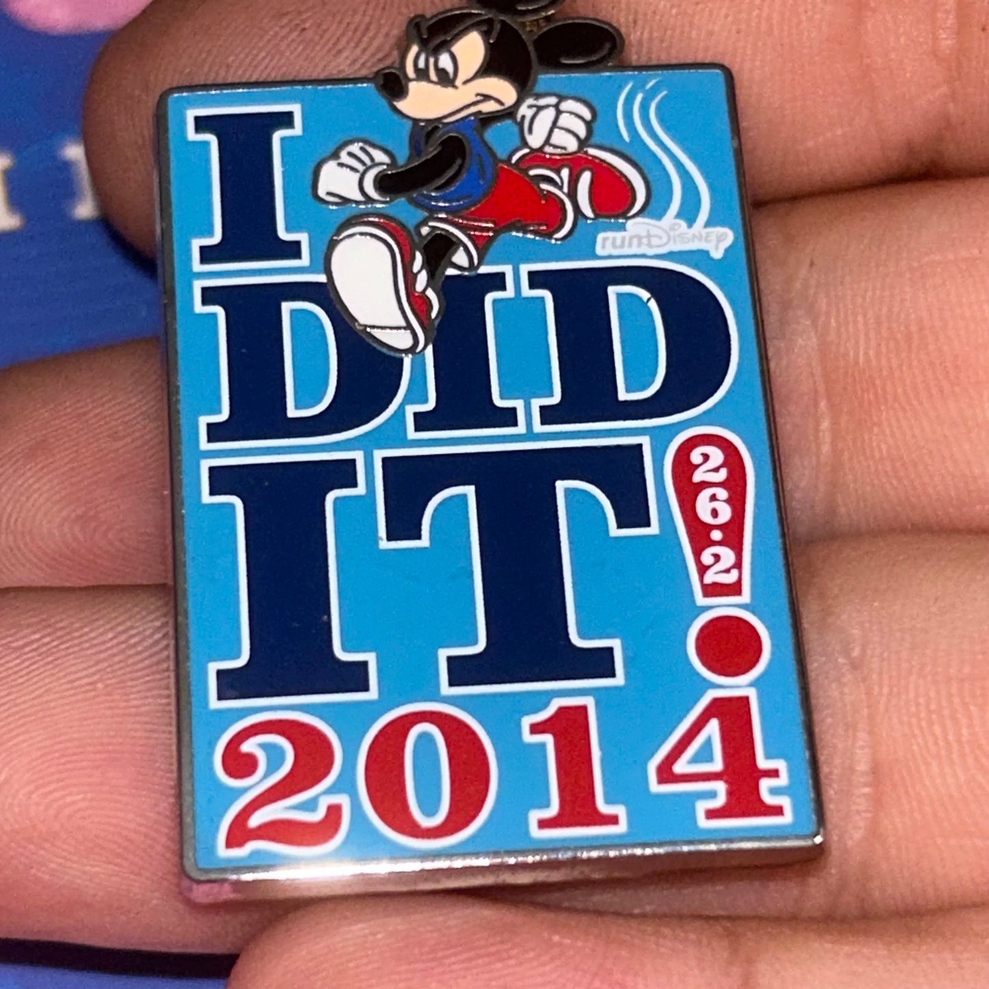 2014 - Mickey Mouse - Run Disney - I Did It! - 26.2 Miles - LE 1,000 - Pin