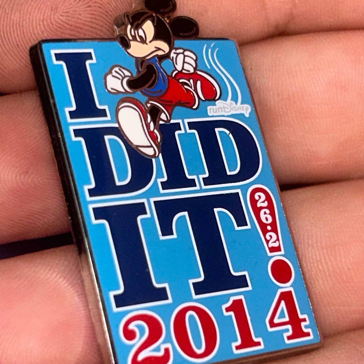 2014 - Mickey Mouse - Run Disney - I Did It! - 26.2 Miles - LE 1,000 - Pin