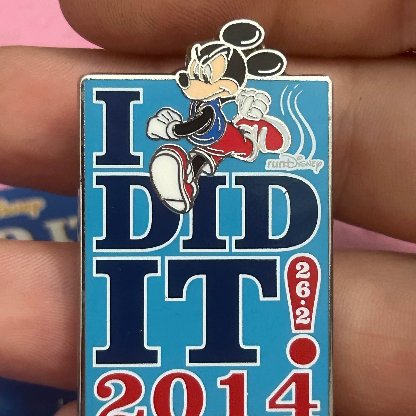 2014 - Mickey Mouse - Run Disney - I Did It! - 26.2 Miles - LE 1,000 - Pin