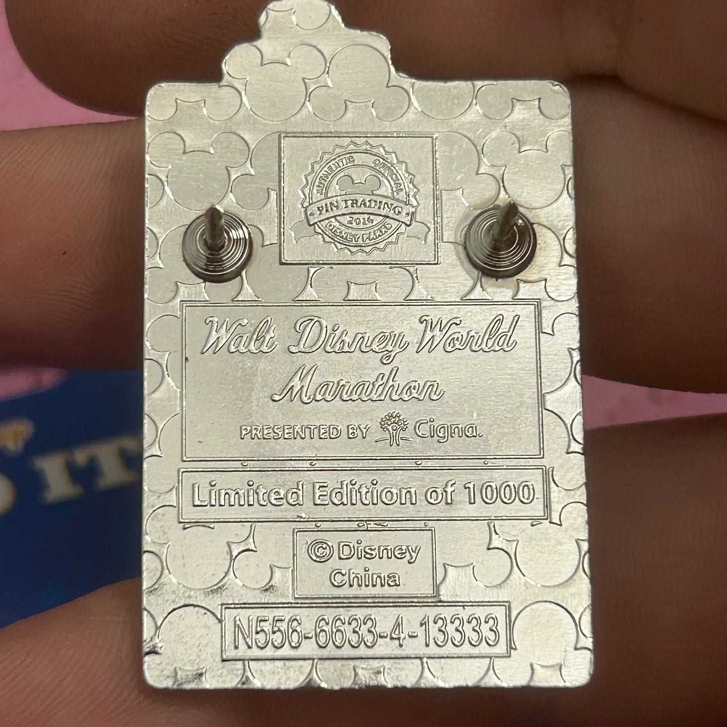 2014 - Mickey Mouse - Run Disney - I Did It! - 26.2 Miles - LE 1,000 - Pin