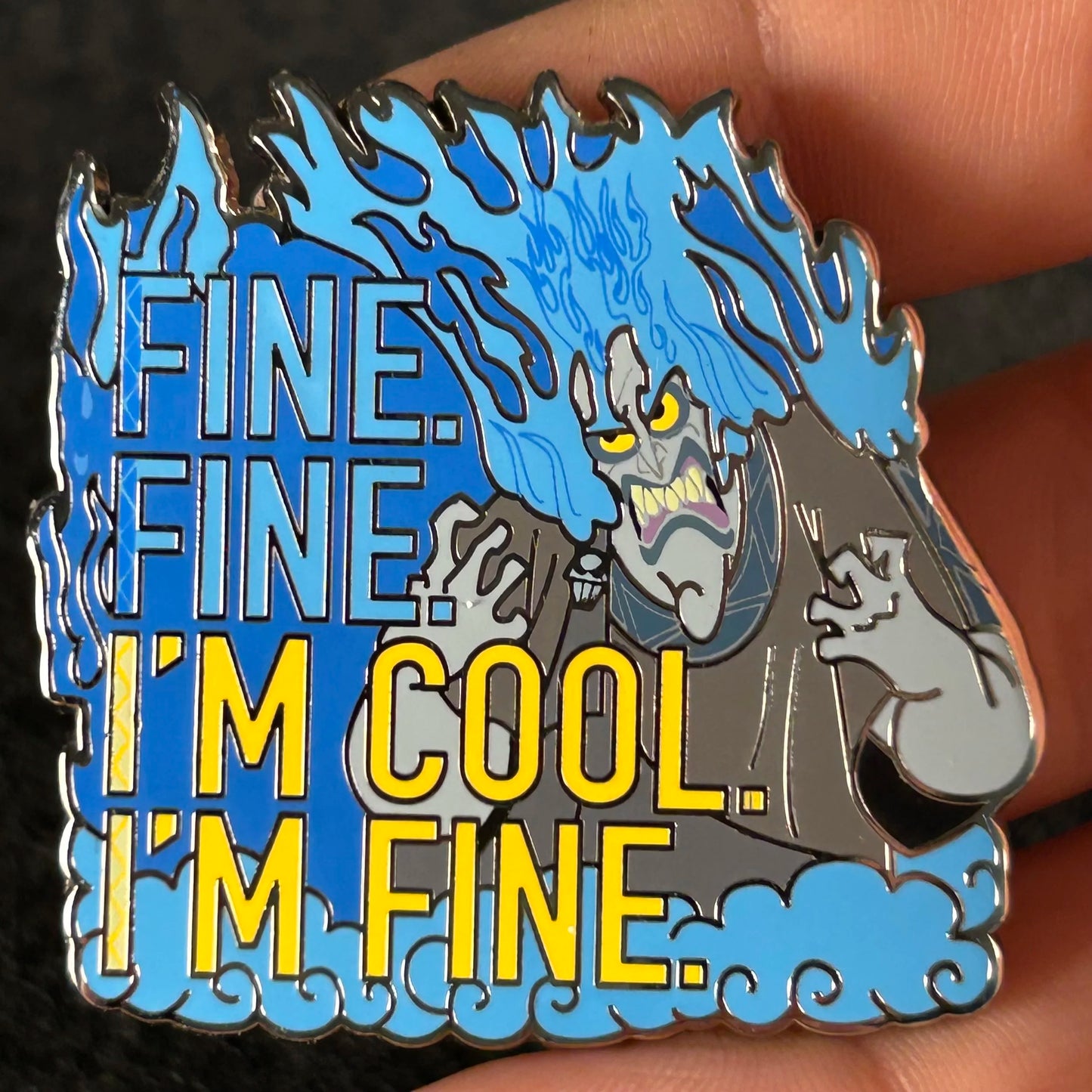 2022 - Hades - Hercules - Fine Fine I’m Cool I’m Fine - Disney Pin