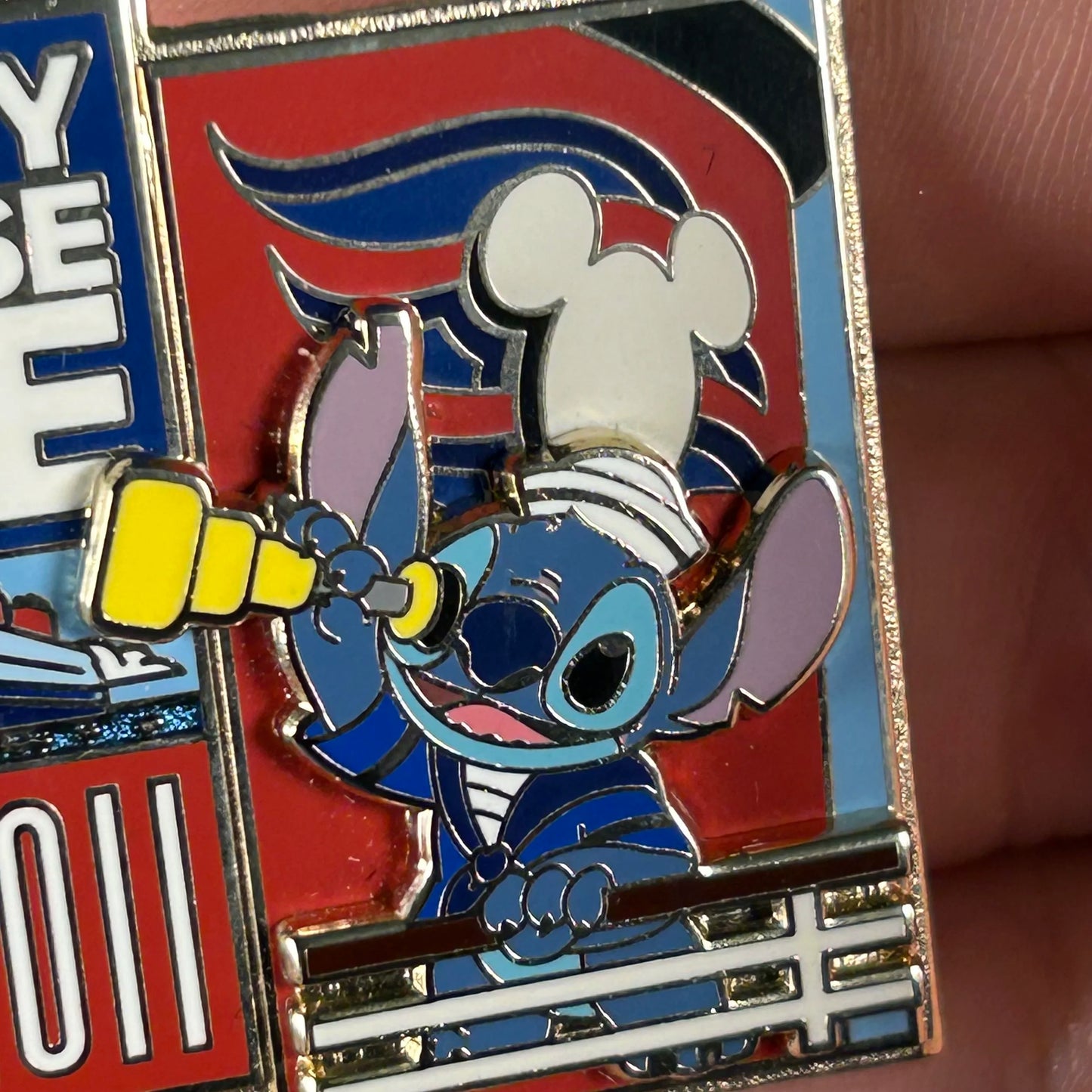 2011 - Stitch - Disney Cruise Line - Magic, Wonder, Dream - Disney Pin on Pin