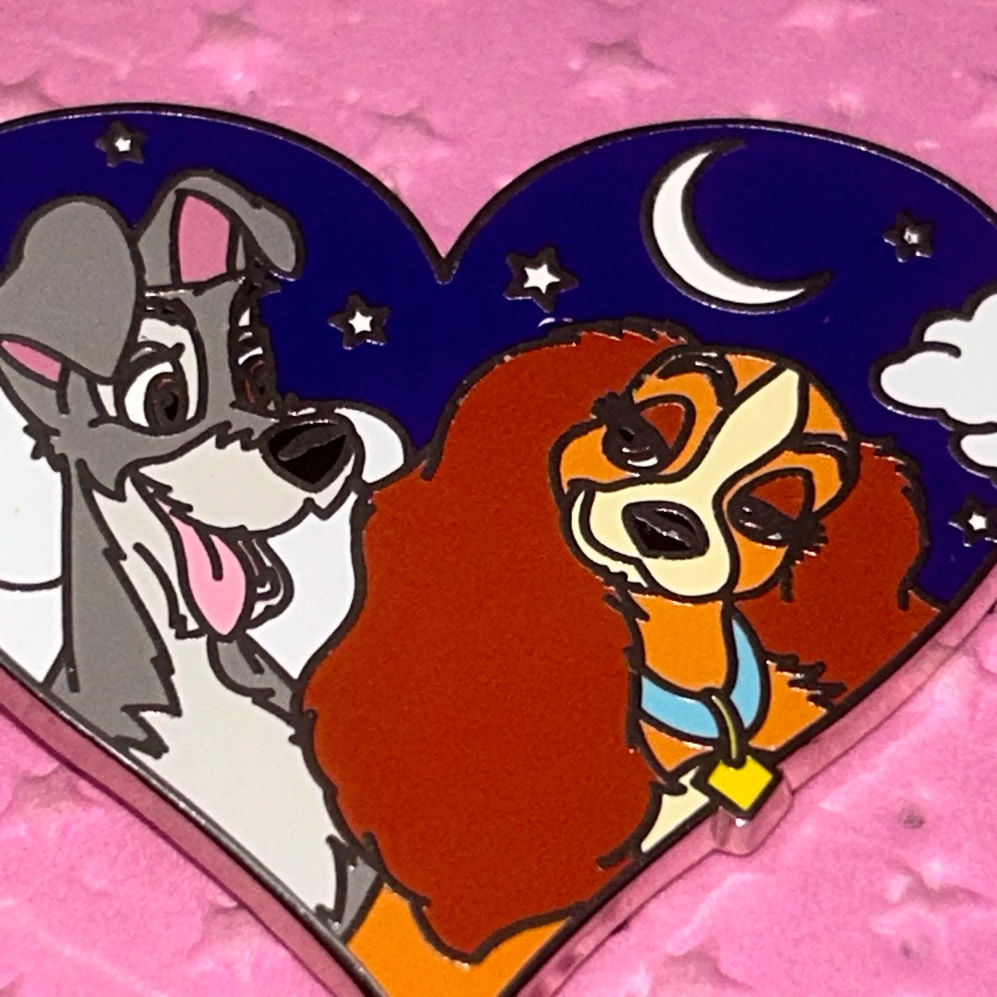 2015 - Lady and the Tramp - Heart Shaped - Nighttime - Pin