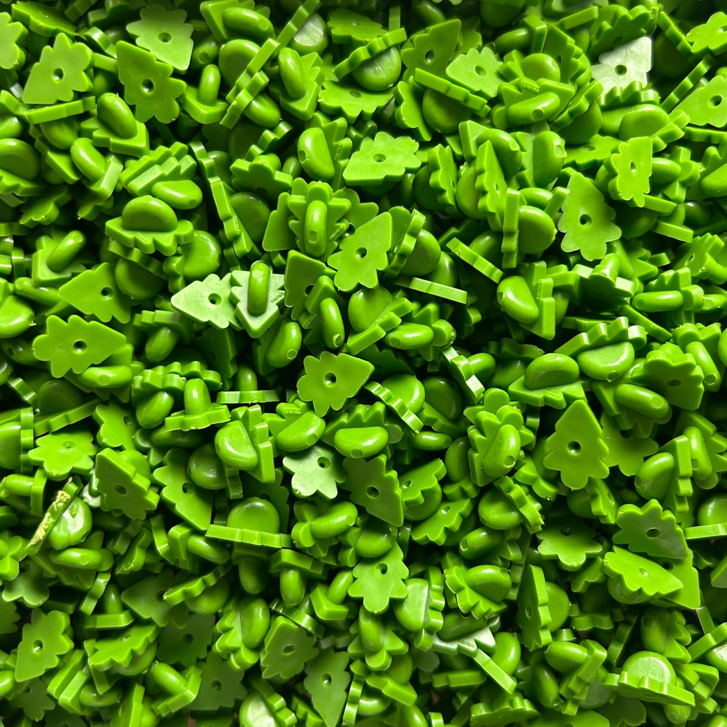(Pack of 6) Green Tree - Rubber Pin Clutches - Hive Exclusive (CH-13)