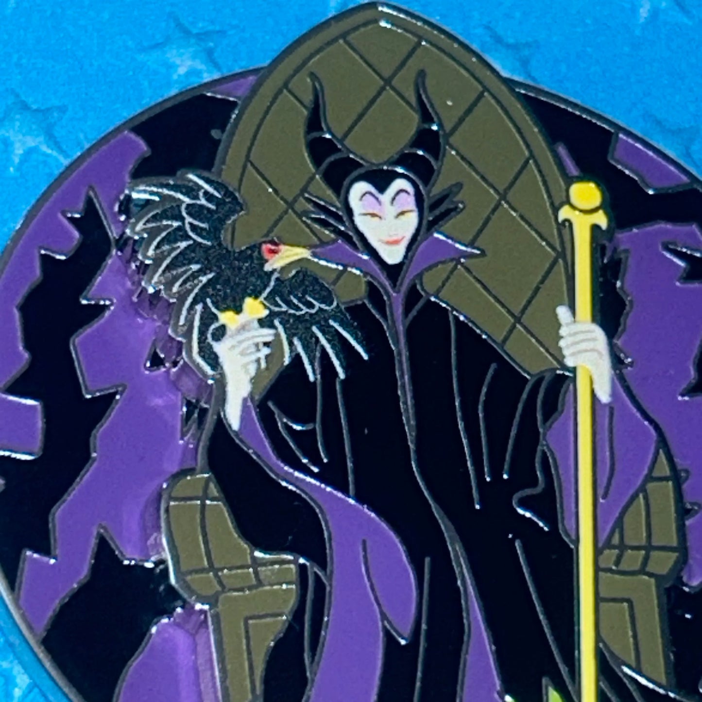 2023 - Maleficent and Diablo - Disney Pin on Pin