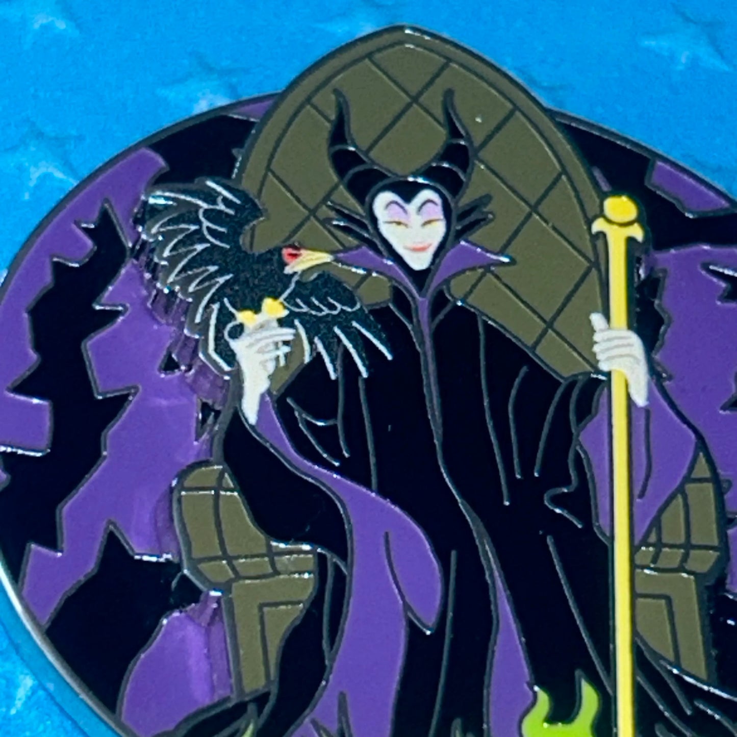 2023 - Maleficent and Diablo - Disney Pin on Pin