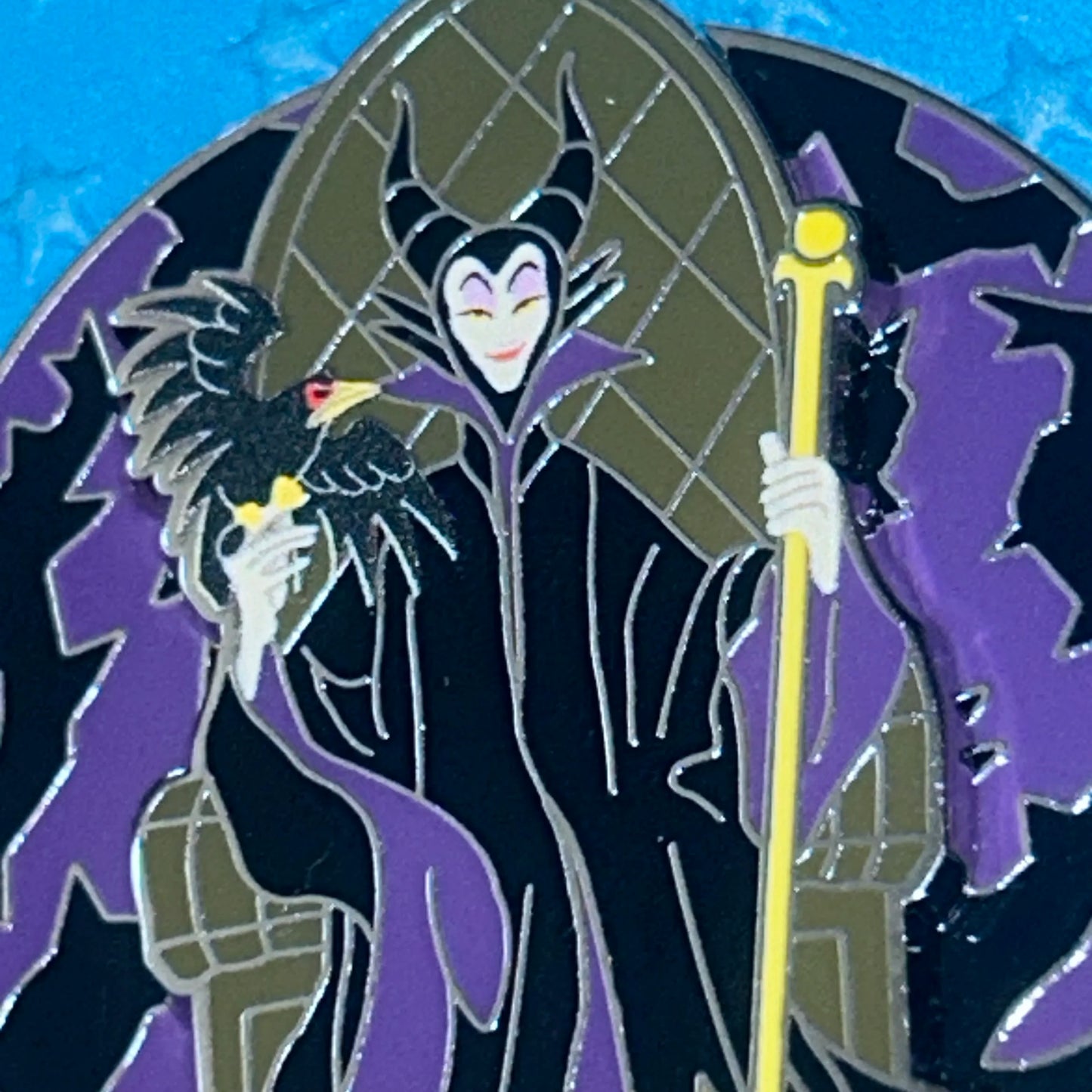 2023 - Maleficent and Diablo - Disney Pin on Pin