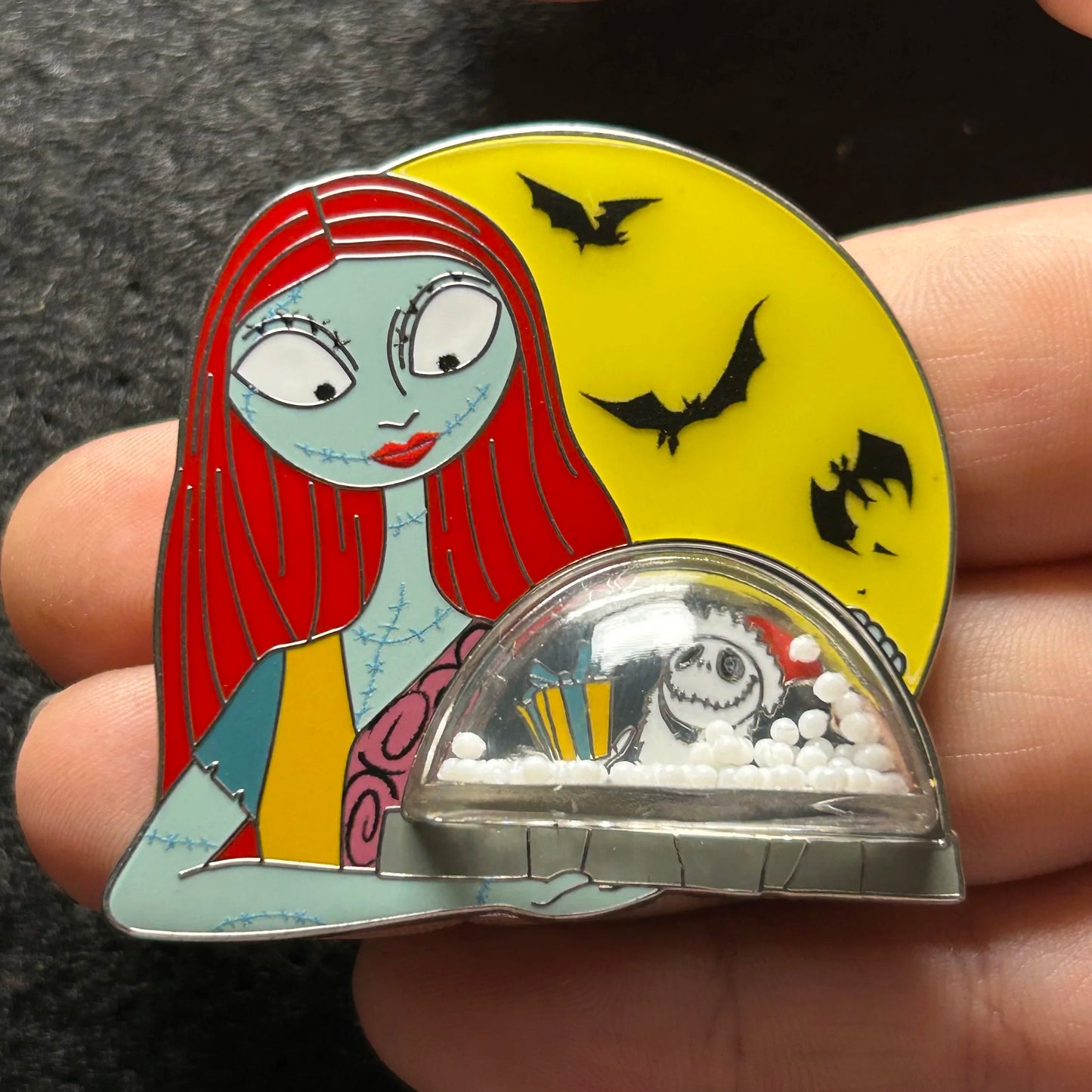 2024 - Sally - and Jack Skellington Snow Globe - NBC - LE 4,500 - Disney Pin