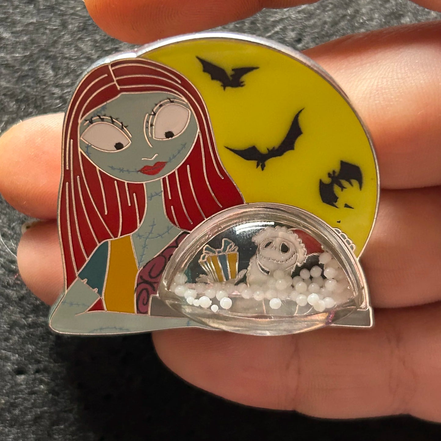 2024 - Sally - and Jack Skellington Snow Globe - NBC - LE 4,500 - Disney Pin