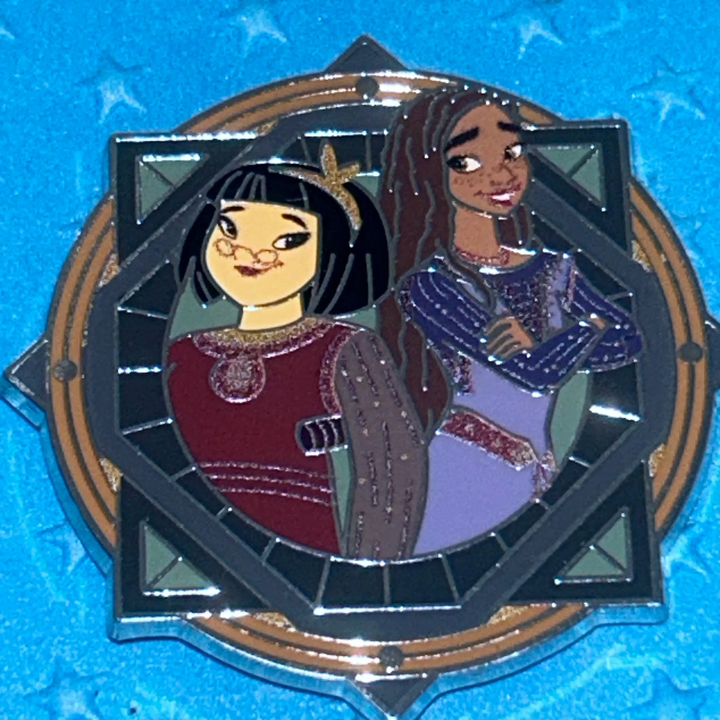 2024 - Asha and Dahlia - Mystery Wish - Best Friends - Pin
