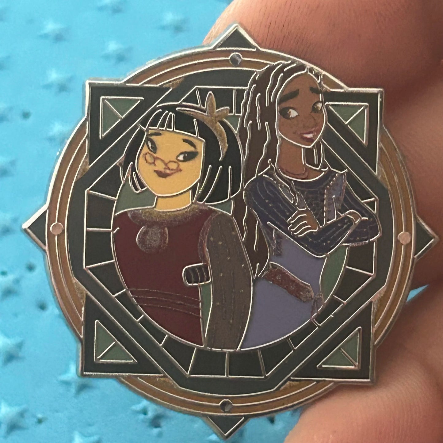 2024 - Asha and Dahlia - Mystery Wish - Best Friends - Pin
