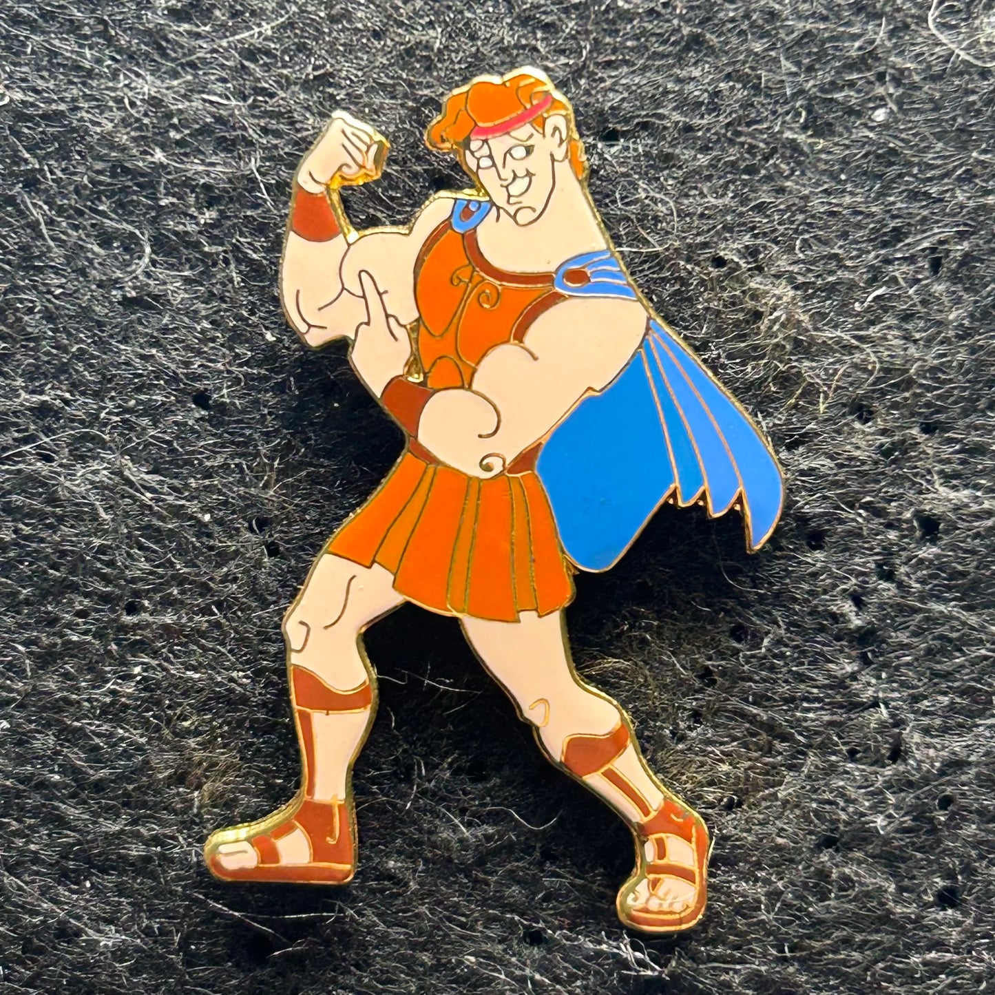 2002 - Hercules - Pointing at Bicep - Full Body - Disney Pin