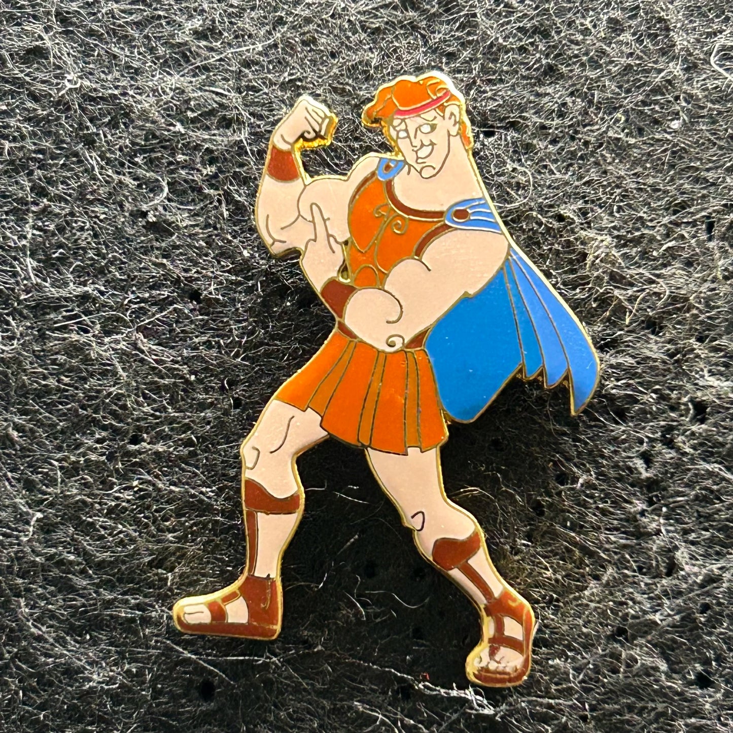 2002 - Hercules - Pointing at Bicep - Full Body - Disney Pin