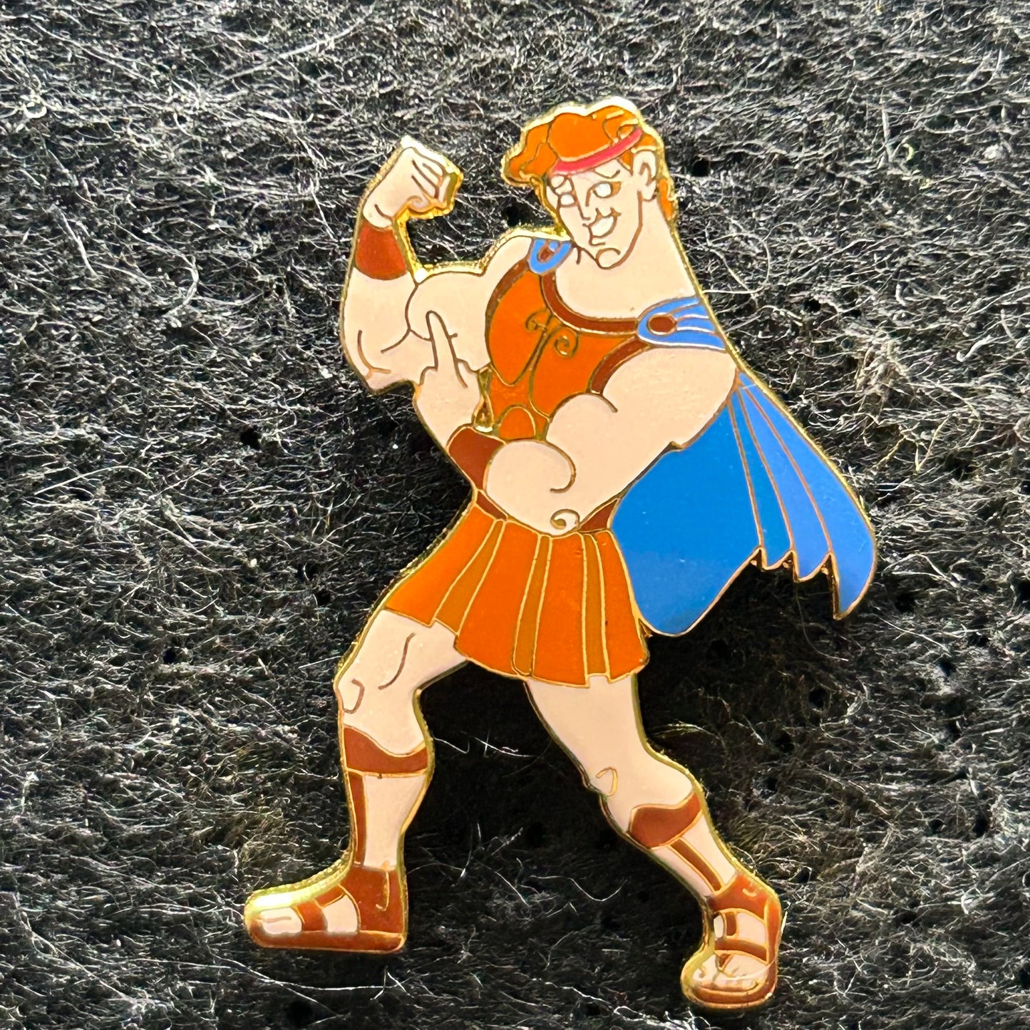 2002 - Hercules - Pointing at Bicep - Full Body - Disney Pin