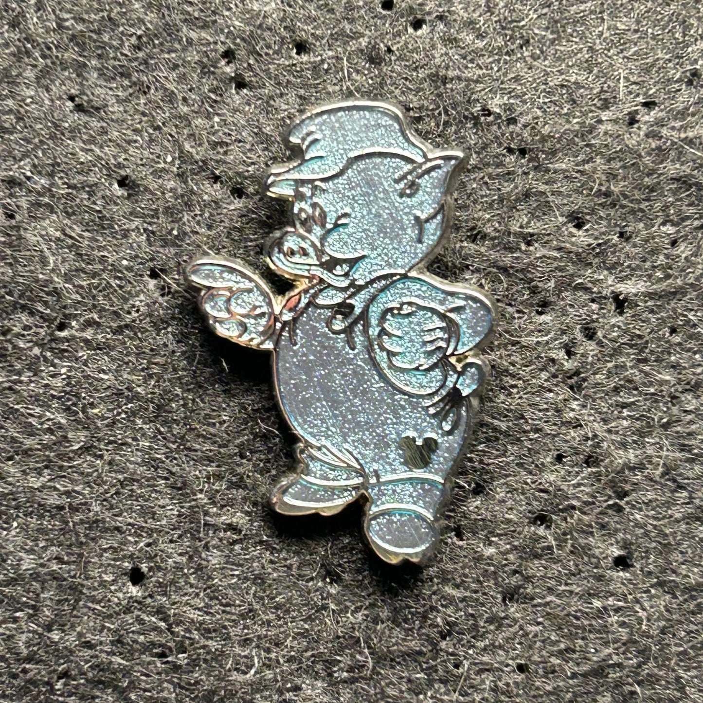 2019 - Little Pig - Hidden Mickey - Blue Chaser - DLR - Disney Pin