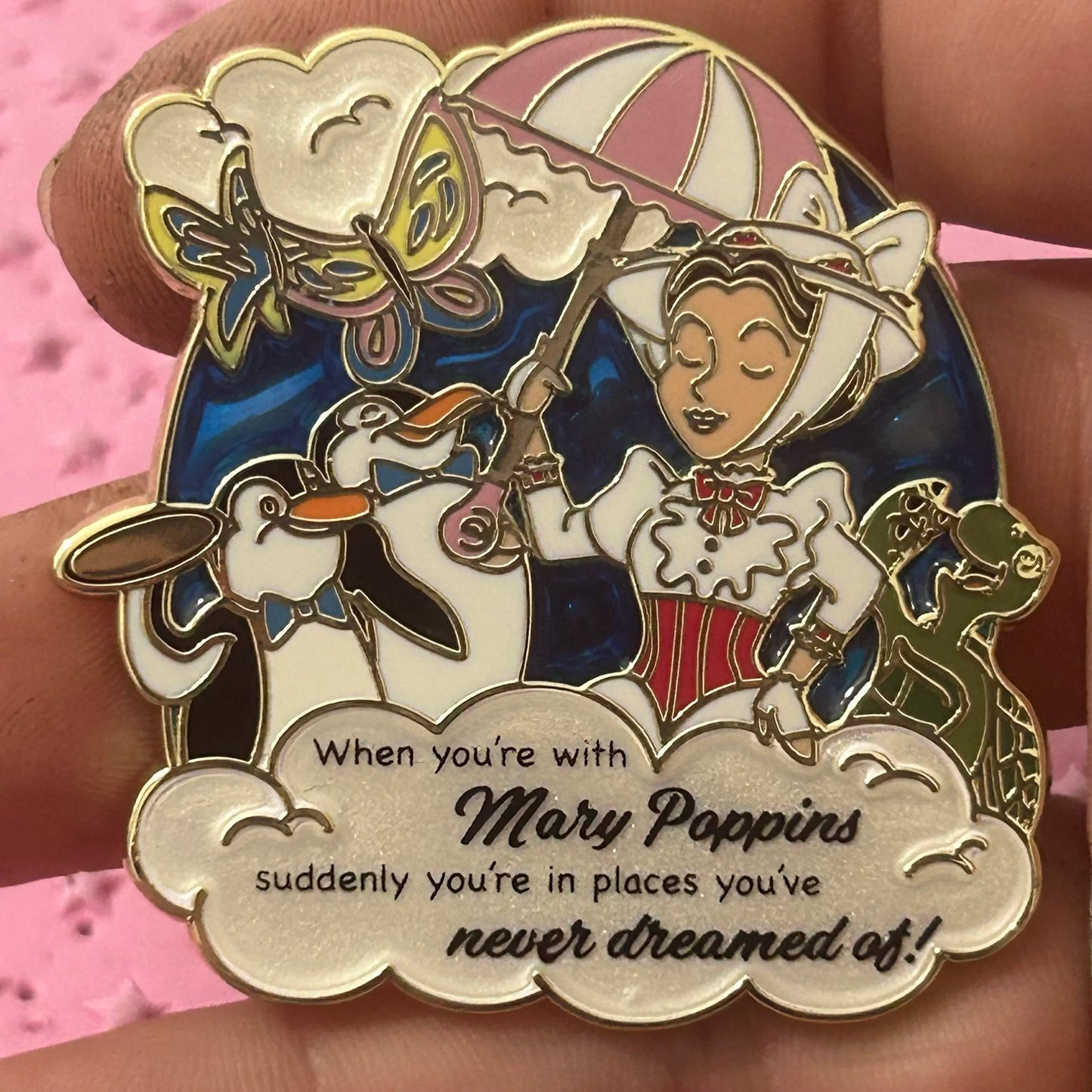 2023 - Mary Poppins - Penguins and Turtle - Disney Pin