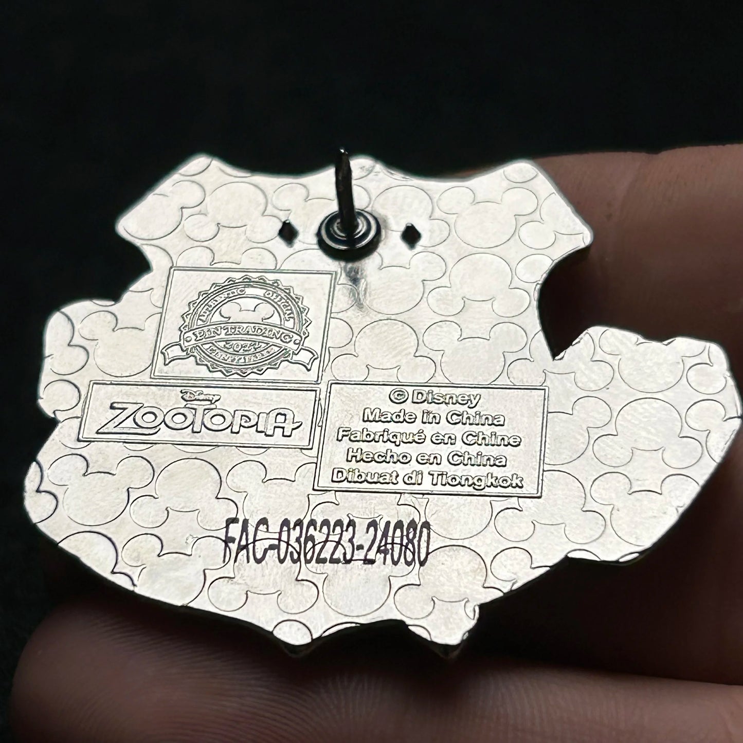 2022 - Officer Fangmeyer - Zootopia - ZPD - Mystery Series - Disney Pin