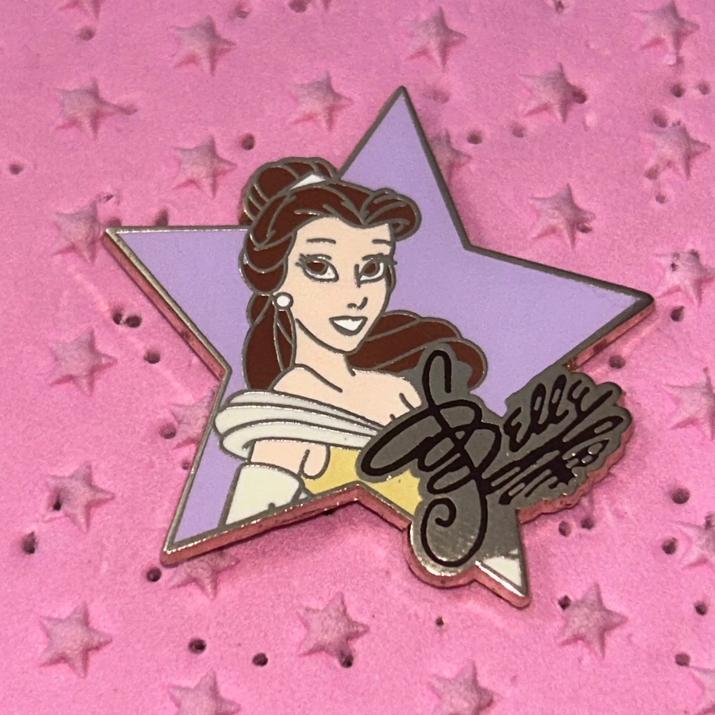 2004 - Belle - DLR - Princess Signature Star - Disney Pin