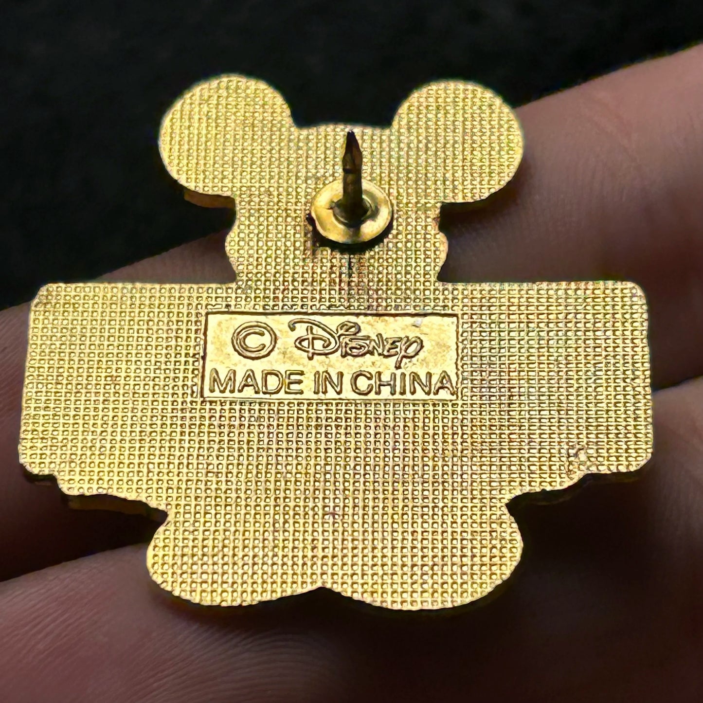 2000s - Mickey Mouse - Red Sign - White Eyes - DLR - Disney Pin