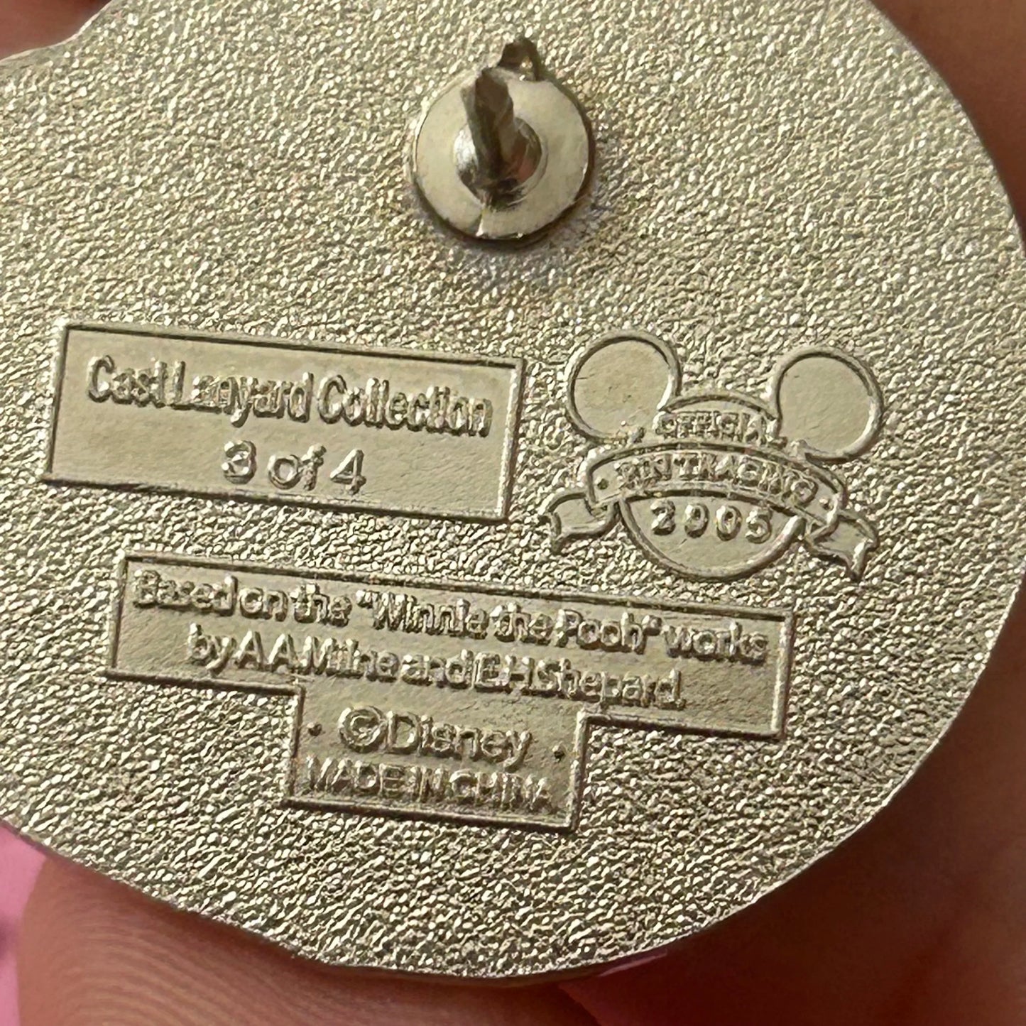 2005 - Tigger Gone Fishing - Hidden Mickey - Pin