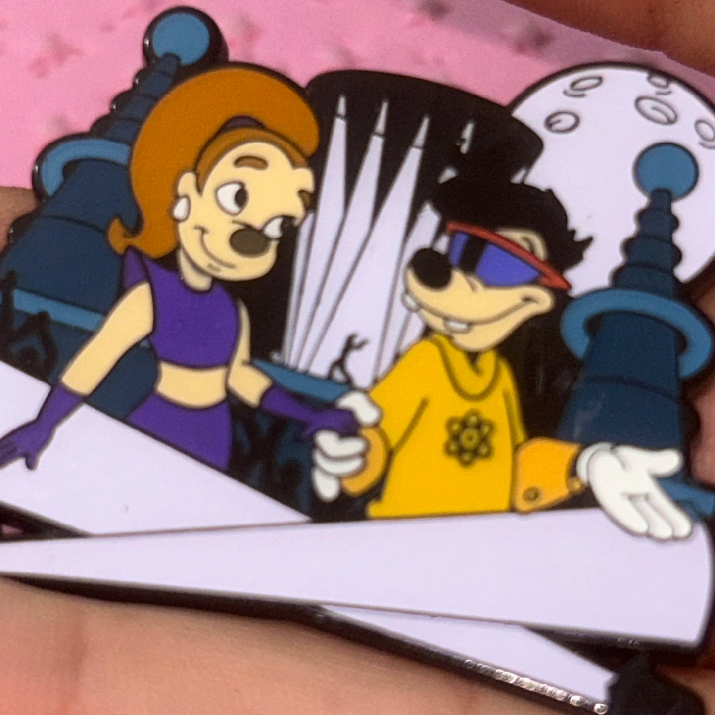 2023 - Roxanne and Max as Powerline - Glow in the Dark - Pin