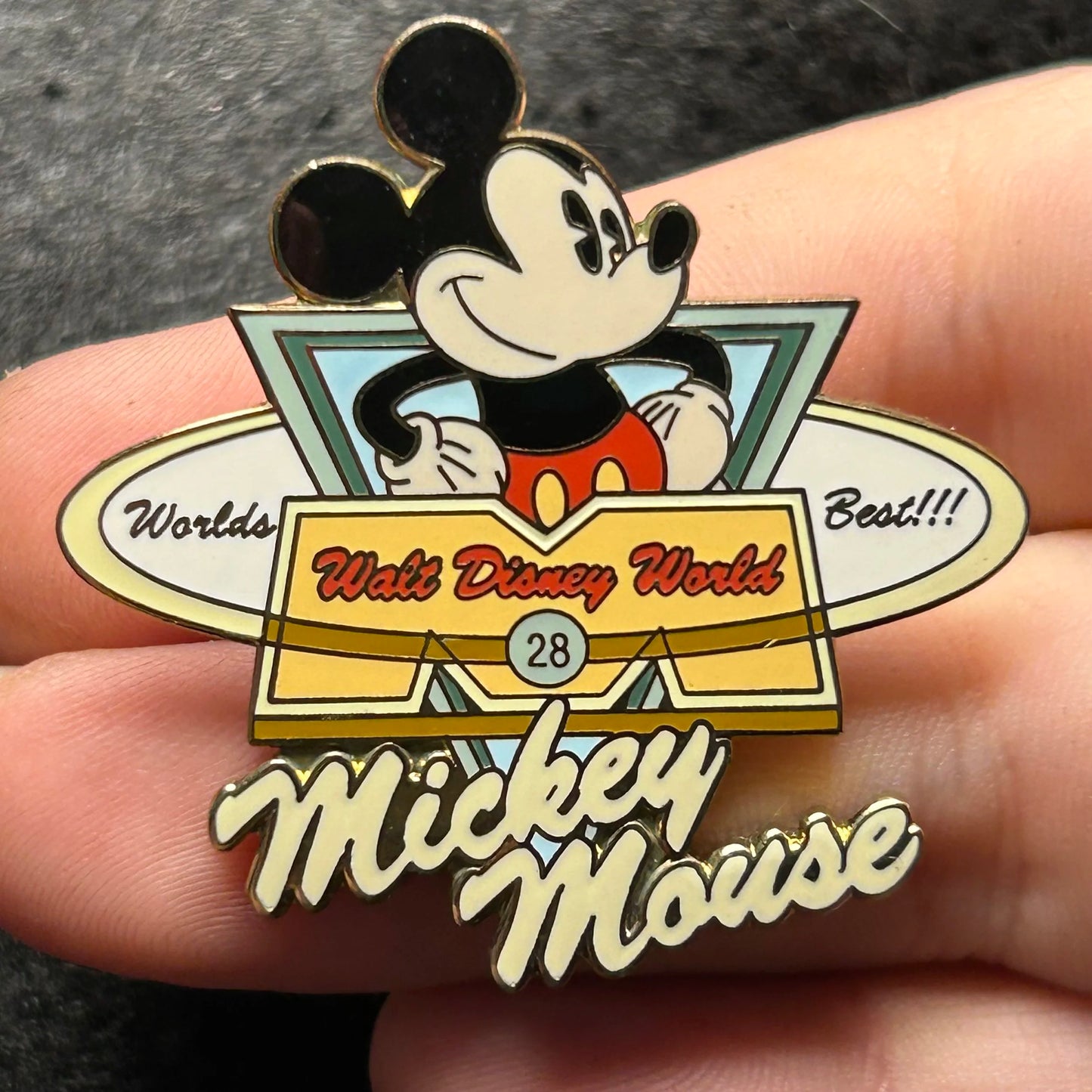 2004 - Mickey Mouse - Worlds Best - 28 - WDW - LE 1,000 - Disney Pin