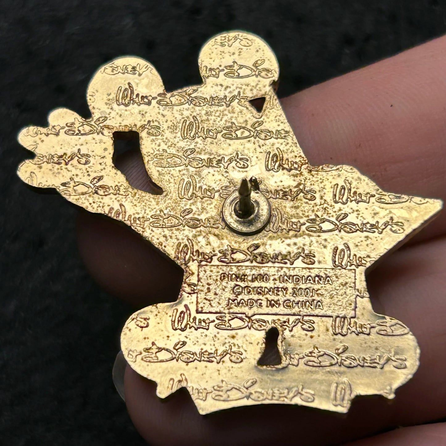 2001 - Mickey Mouse - Indiana - State Star - Disney Store - Disney Pin
