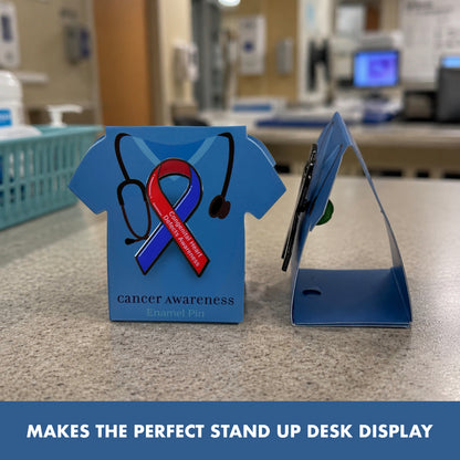Congenital Heart Defects Awareness Ribbon Pin With Magnet