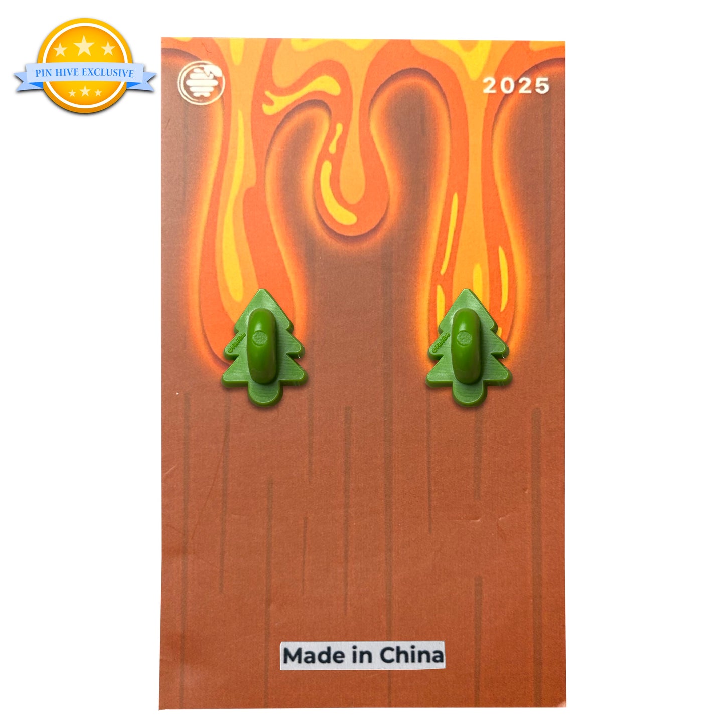 2025 - Everything Is Fine - Bee Sipping Tea In Fire Pin