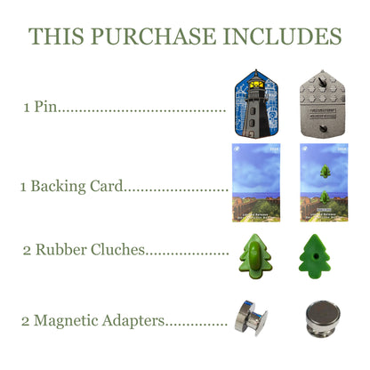 2025 - Garden Key Lighthouse - Blueprint - LR Pin - Hive Exclusive