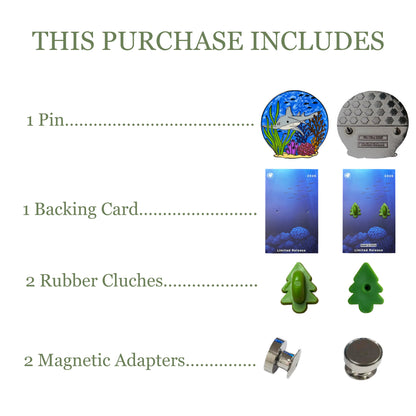 2025 - Bull Shark - Ocean Creatures Series - Limited Release Pin