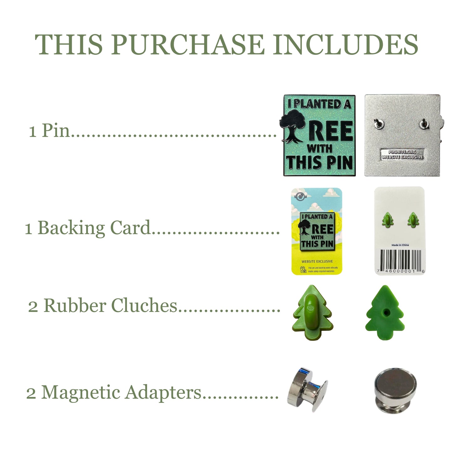 2025 - I Planted A Tree With This Pin - Website Exclusive Pin - Pin Hive Exclusive