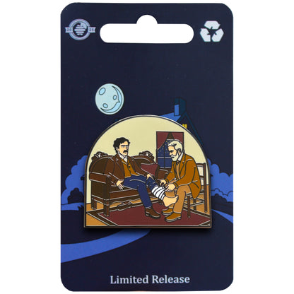 Dr Mudd and John Wilkes Booth - Historical Series Pin