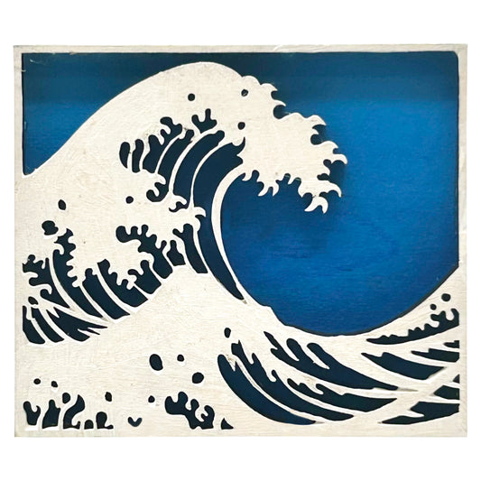 Kanagawa Wave - Wooden Pin & Magnet