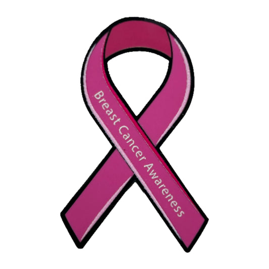 Breast Cancer Awareness Ribbon Pin With Magnet