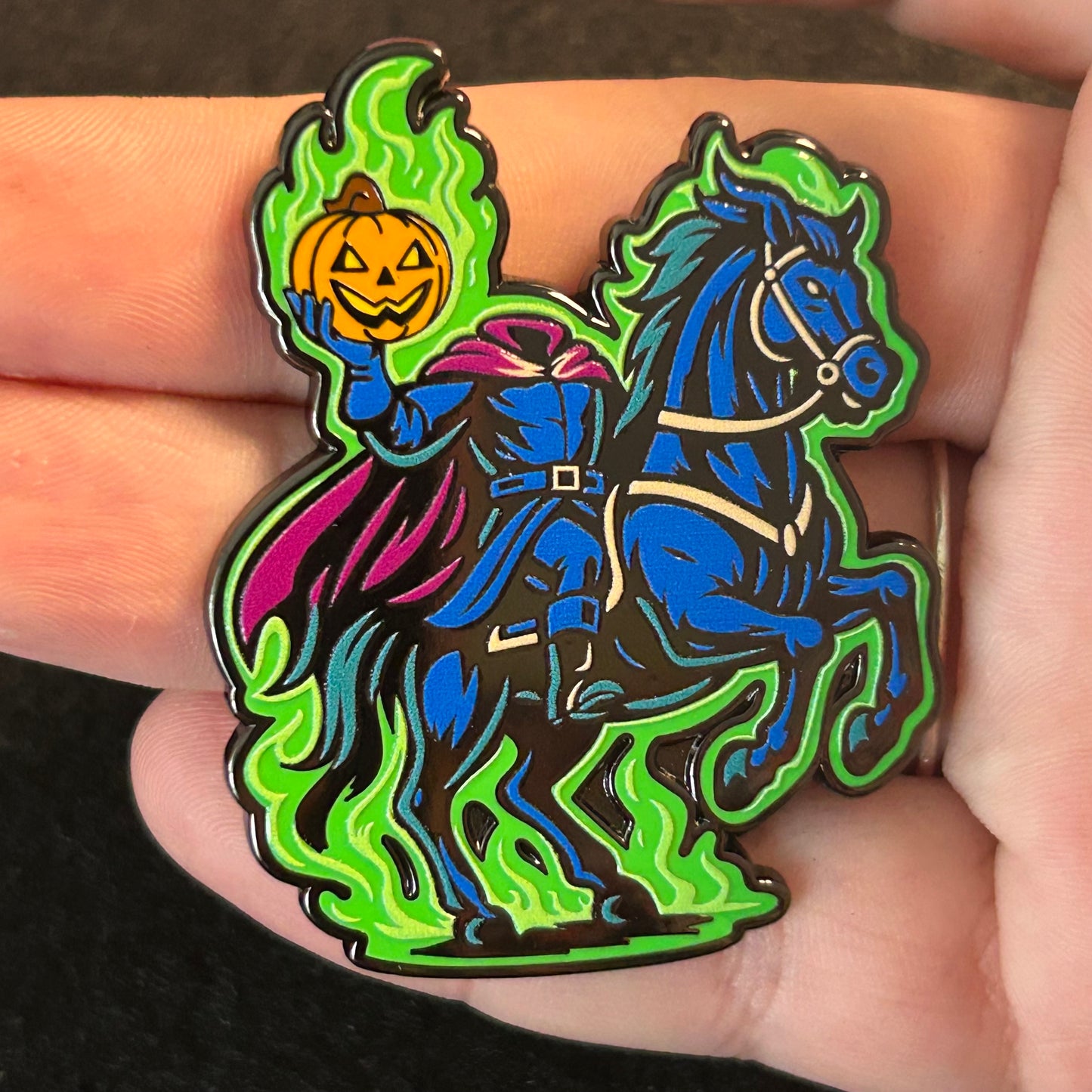 2025 - Headless Horseman - Sleepy Hollow - Holding Pumpkin - Limited Release Pin
