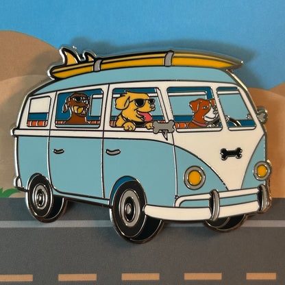 2025 - Canine Cruiser - Dogs Driving Bus - Limited Release Pin