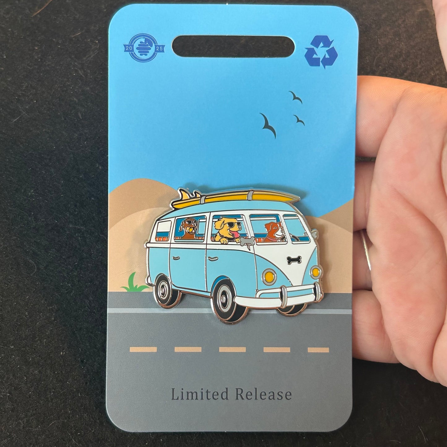 2025 - Canine Cruiser - Dogs Driving Bus - Limited Release Pin