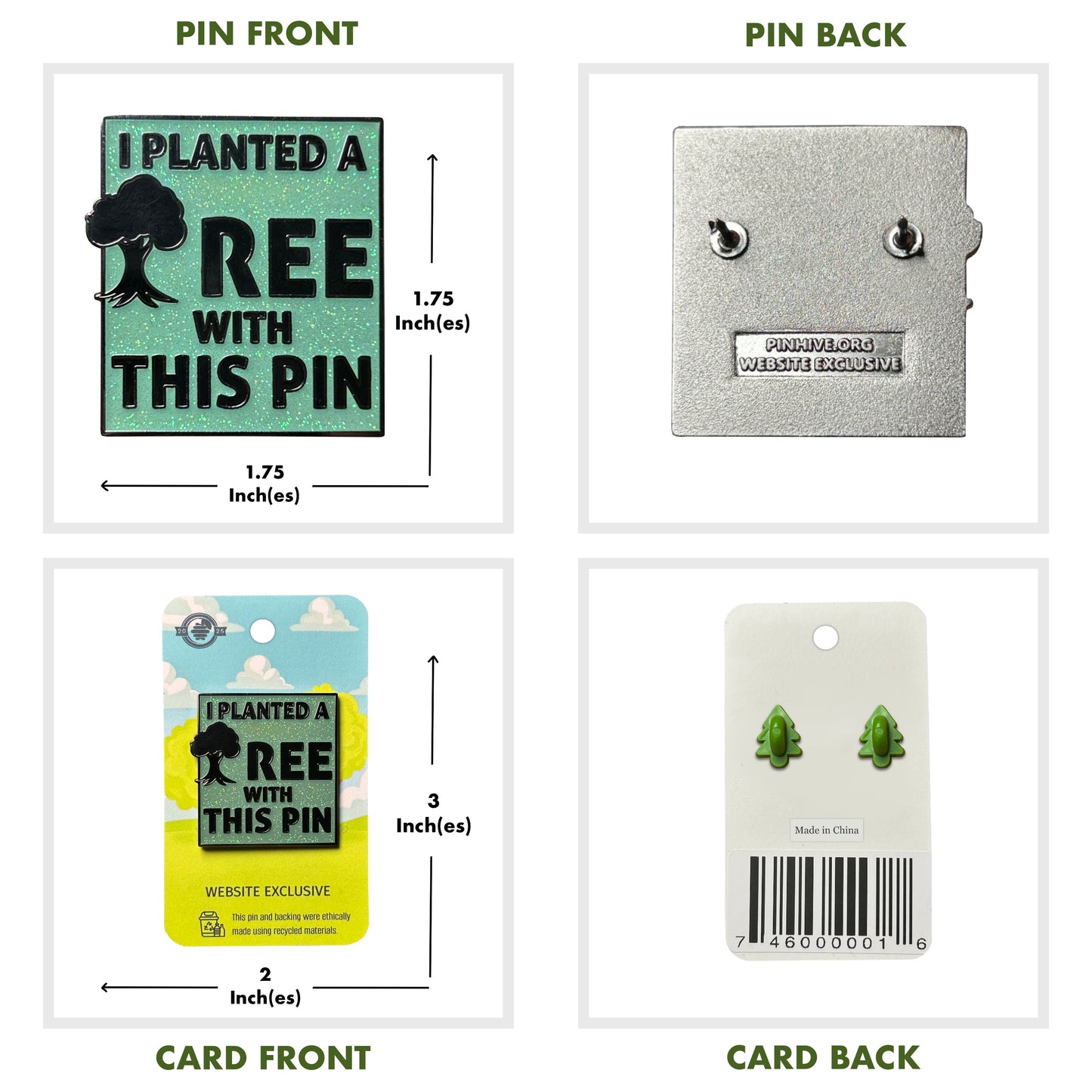 I Planted A Tree With This Pin With Magnet (Tree Planting Included)