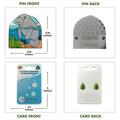National Manatee Appreciation Day Pin With Magnet