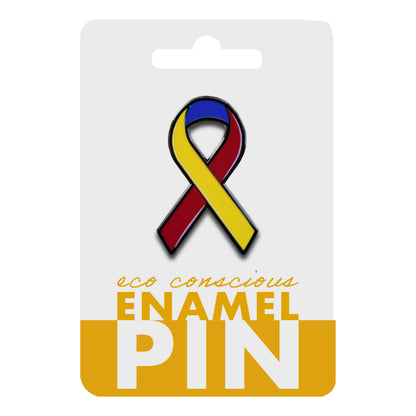 Trisomy Awareness Ribbon Pin With Magnet