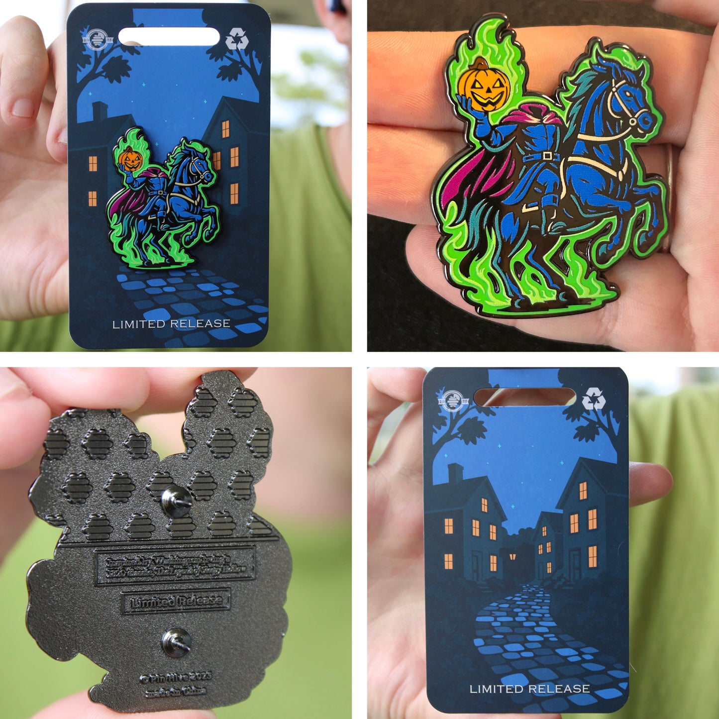 Headless Horseman Pin With Magnet - Legend of Sleepy Hollow