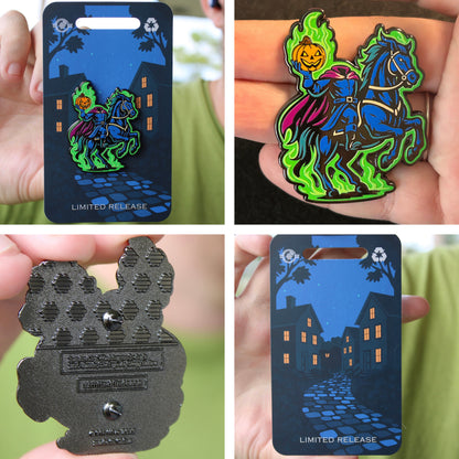 Headless Horseman Pin With Magnet - Legend of Sleepy Hollow