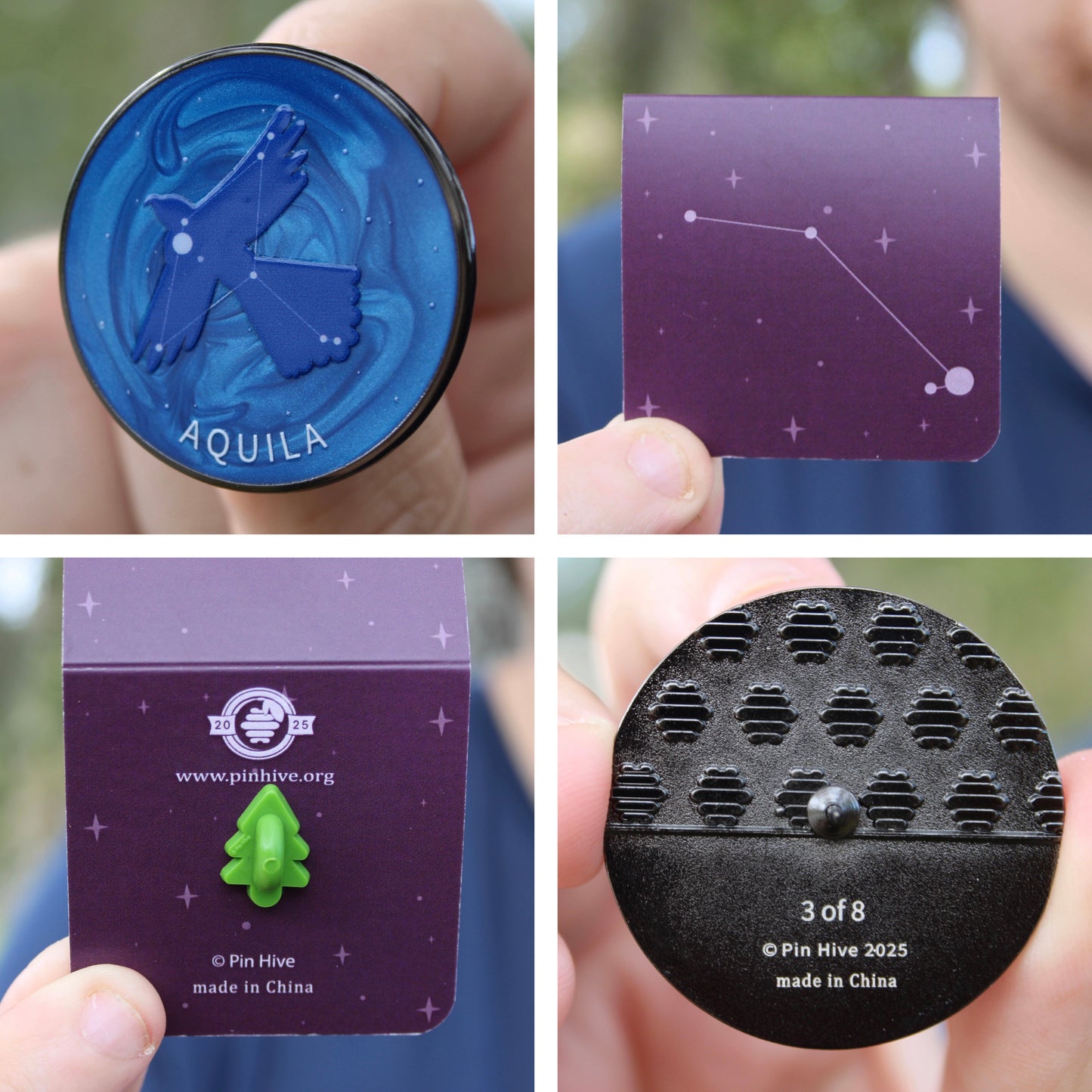Night Time Constellation Series - 2 Pin Mystery Box With Magnets