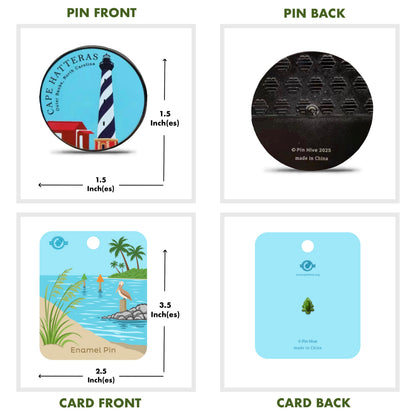 Hillsboro Inlet - Florida Lighthouse Pin With Magnet