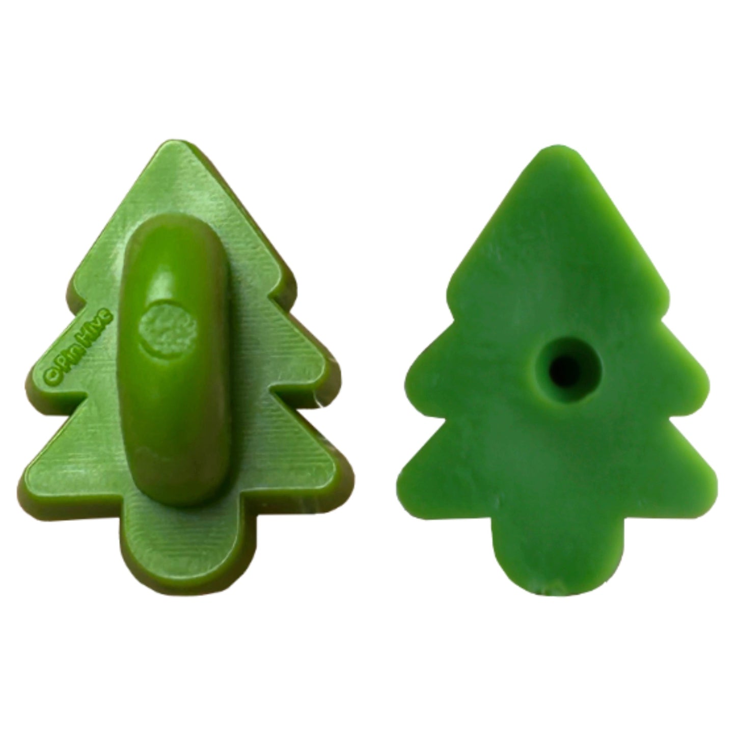 Green Tree - Rubber Pin Clutches (CH-13) (Pack of 6)